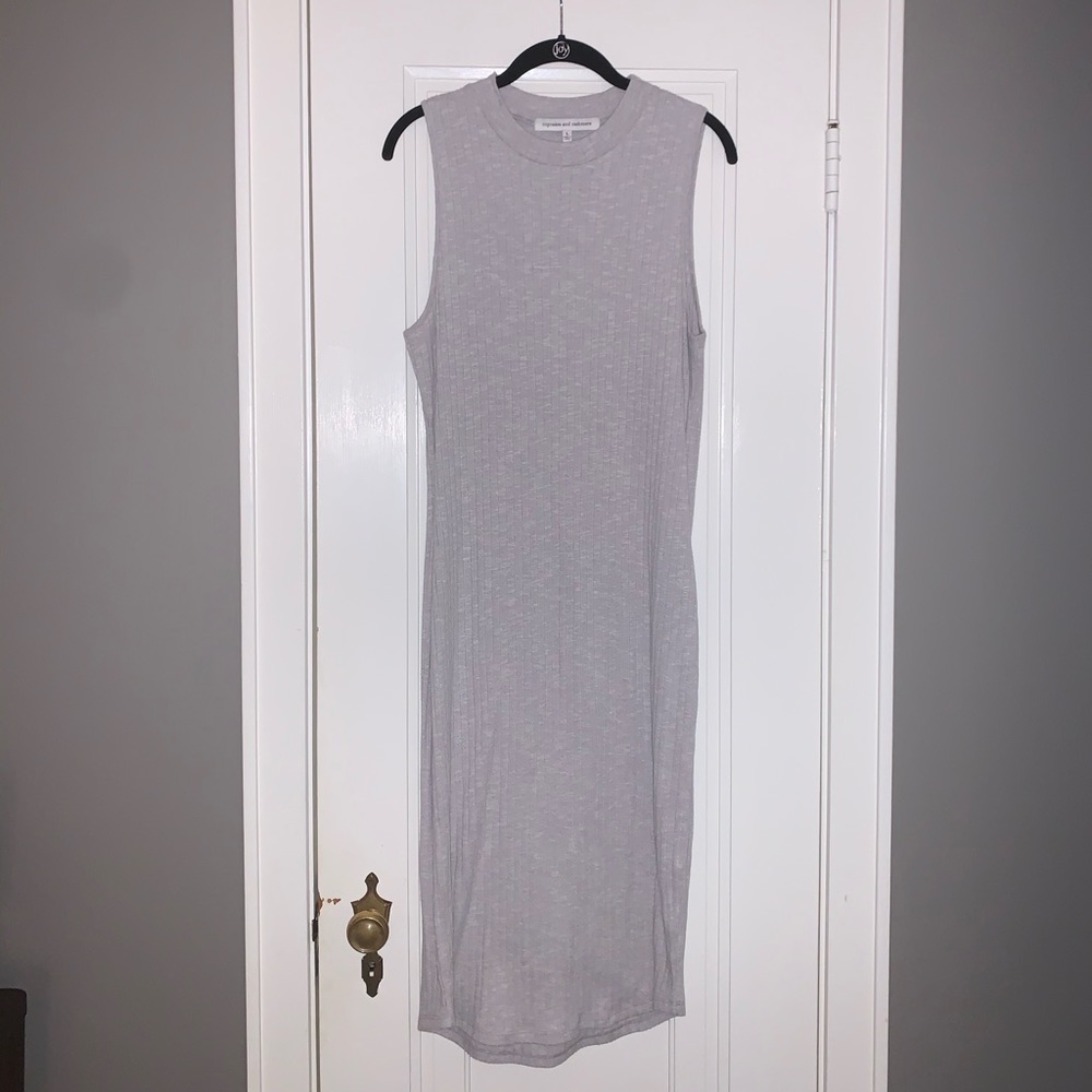 Cupcakes & Cashmere Rib Knit Sweater Dress